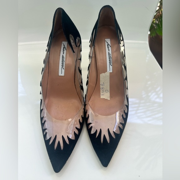 Brian Atwood Victory Suede Pumps 37.5 - Picture 1 of 5